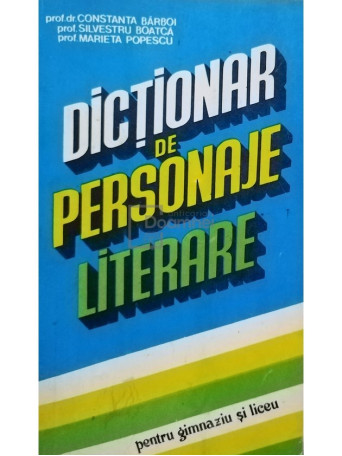 Dictionar de personaje literare