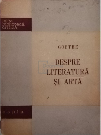 Despre literatura si arta