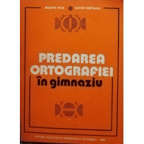 Predarea ortografiei in gimnaziu