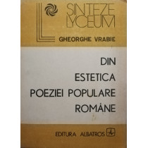 Din estetica poeziei populare romane