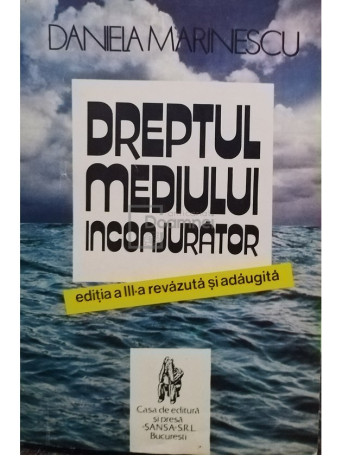 Daniela Marinescu - Dreptul mediului inconjurator - 1996 - Brosata