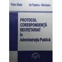 Protocol, corespondenta, secretariat in Administratia Publica