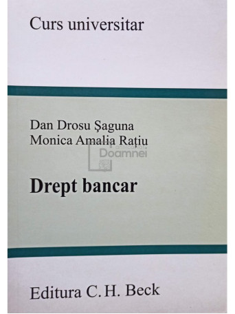 Dan Drosu Saguna - Drept bancar - 2007 - Brosata