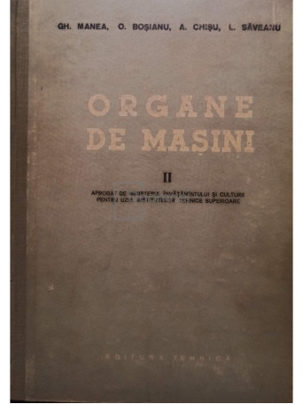 Organe de masini, vol. 2