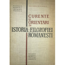 Curente si orientari in istoria filozofiei romanesti