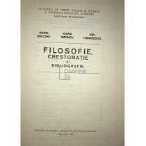 Filosofie. Crestomatie si bibliografie