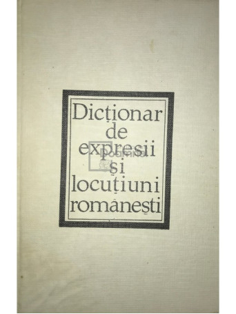 Dictionar de expresii si locutiuni romanesti