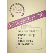 Contributii la filosofia renasterii