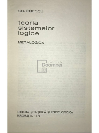 Teoria sistemelor logice