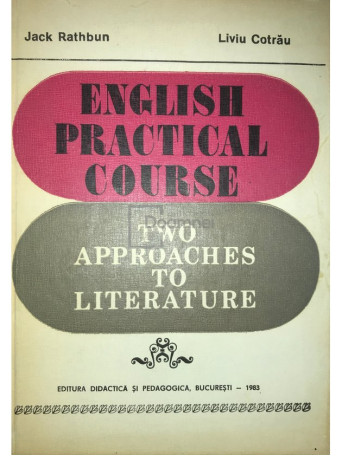 English practical course. Two approaches to literature