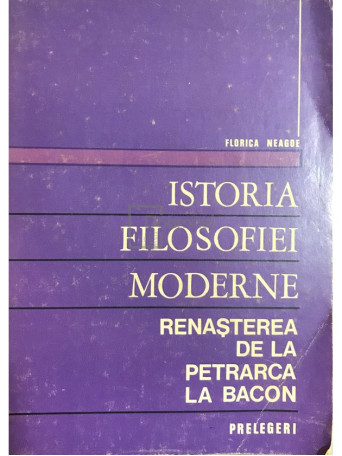 Istoria filosofiei moderne