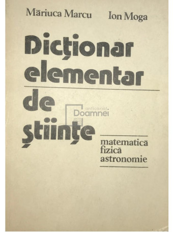 Dictionar elementar de stiinte