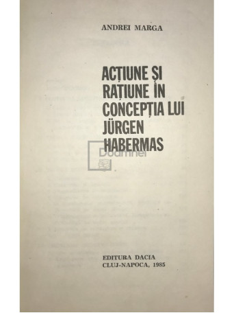 Actiune si ratiune in conceptia lui Jurgen Habermas