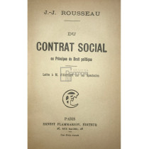 Du contrat social ou Principes du Droit politique