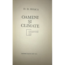 Oameni si climate