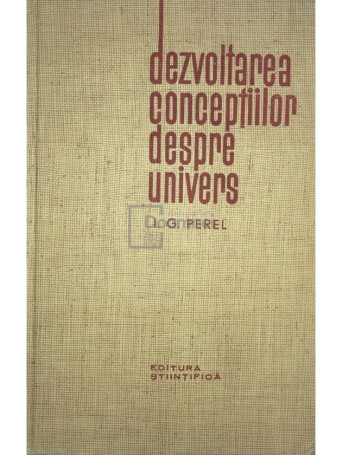 Dezvoltarea conceptiilor despre univers