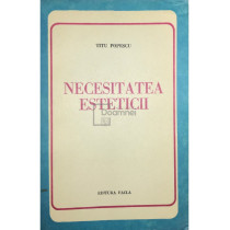 Necesitatea esteticii