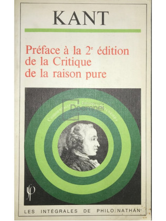 Preface a la 2e edition de la Critique de la raison pure