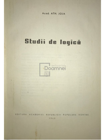 Studii de logica