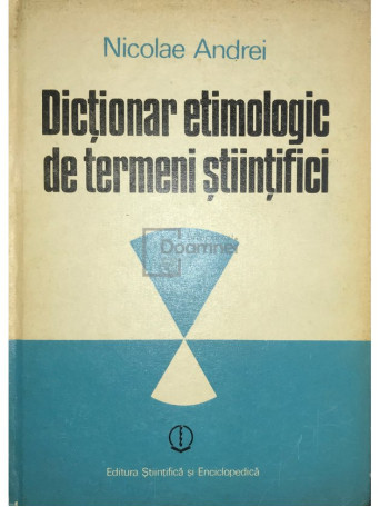 Dictionar etimologic de termeni stiintifici