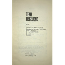 Teme hegeliene