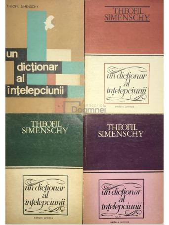 Un dictionar al intelepciunii, 4 vol.