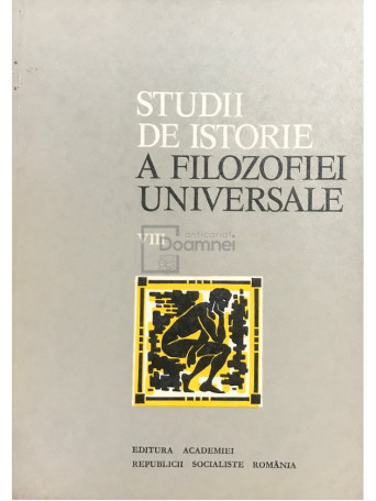 Studii de istorie a filozofiei universale, vol. 8