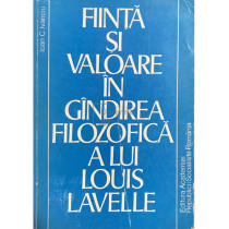 Fiinta si valoare in gandirea filozofica a lui Louis Lavelle