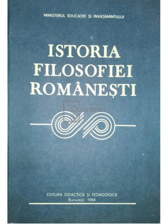 Istoria filosofiei romanesti