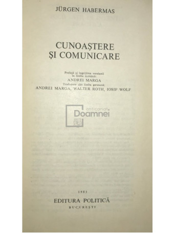 Cunoastere si comunicare