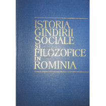 Istoria gandirii sociale si filozofice in Romania