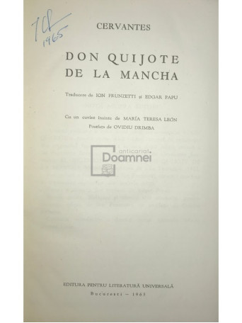 Don Quijote de la Mancha