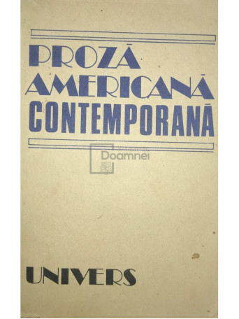 Proza americana contemporana