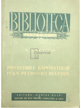 Povestirile raposatului Ivan Petrovici Belchin