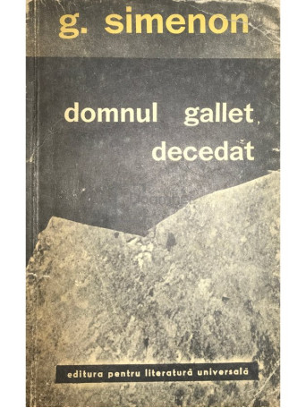 Domnul Gallet decedat