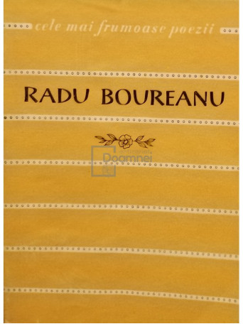 Radu Boureanu - Versuri - 1961 - Brosata