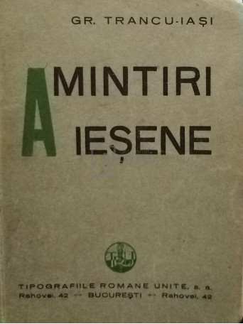 Amintiri iesene (semnata)