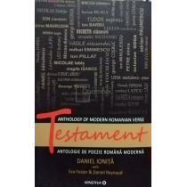 Testament. Antologie de poezie romana moderna (semnata)