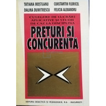 Culegere de lucrari aplicative si studii de caz la disciplina preturi si concurenta