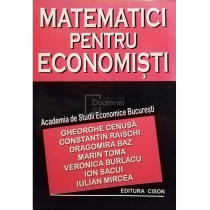 Gheorghe Cenusa - Matematici pentru economisti