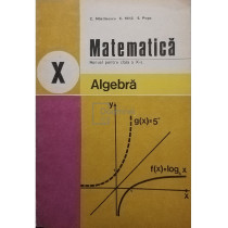 Matematica. Manual pentru clasa a X-a, algebra