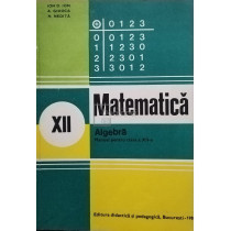 Matematica. Algebra, manual pentru clasa a XII-a