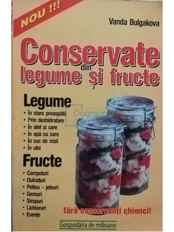 Conservate din legume si fructe