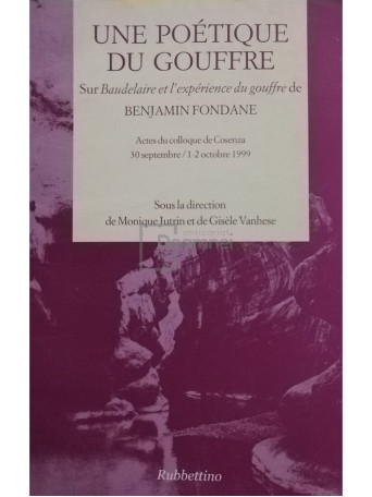 Une poetique du gouffre