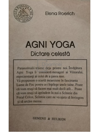 Agni Yoga. Dictare celesta