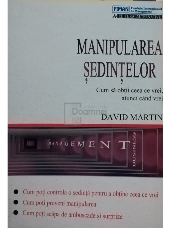 David Martin - Manipularea sedintelor - 1996 - Brosata