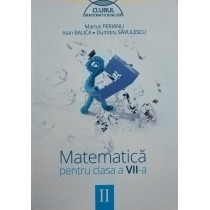 Matematica pentru clasa a VII-a partea a II-a