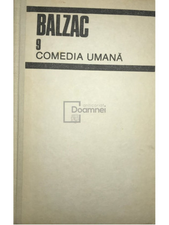 Honore de Balzac - Comedia umana, vol. 9 - 1992 - Cartonata