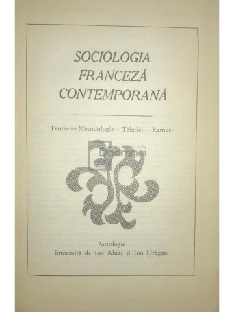 Sociologia franceza contemporana