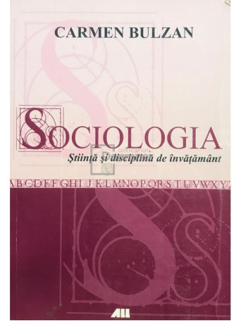 Sociologia. Stiinta si disciplina de invatamant